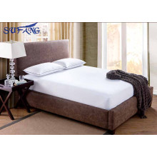 2017 New Designed hotel 100% cotton terry surface Waterproof, Noiseless and Breathable fitted sheet